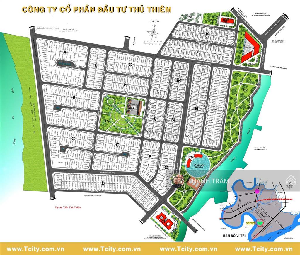 Bán đất khu villa thủ thiêm, thạnh mỹ lợi  ngay đảo kim cương, q2 (cũ)  dt 176m2  xd cao tầng