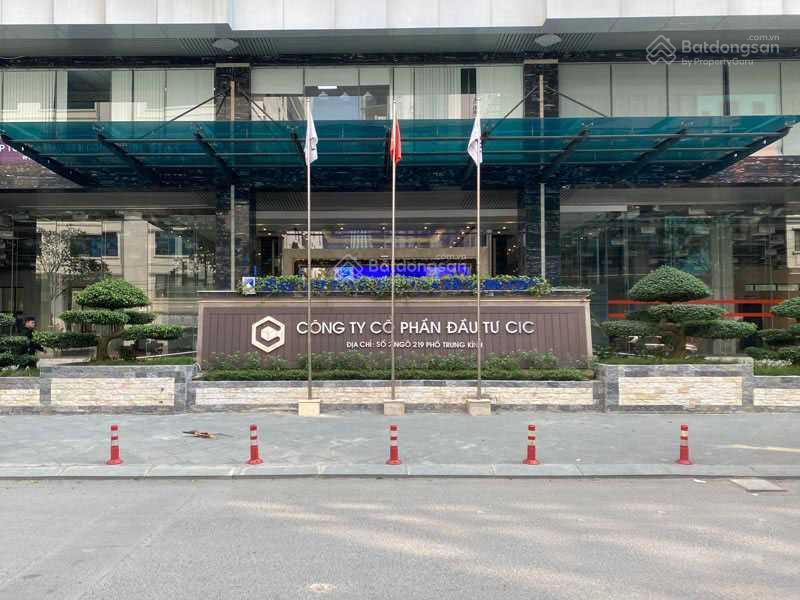 Cho thuê vp tòa nhà cic 219 trung kính. dt trống 1000m2 giá 280k/m2/th