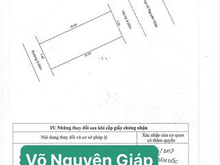 Bán đất mặt tiền võ nguyên giáp phố tây an thượng, đà nẵng