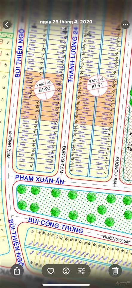 Bán lô góc 2 mặt tiền đường phạm xuân ẩn và thanh lương 24, hoà xuân, đà nẵng, dt 170m2