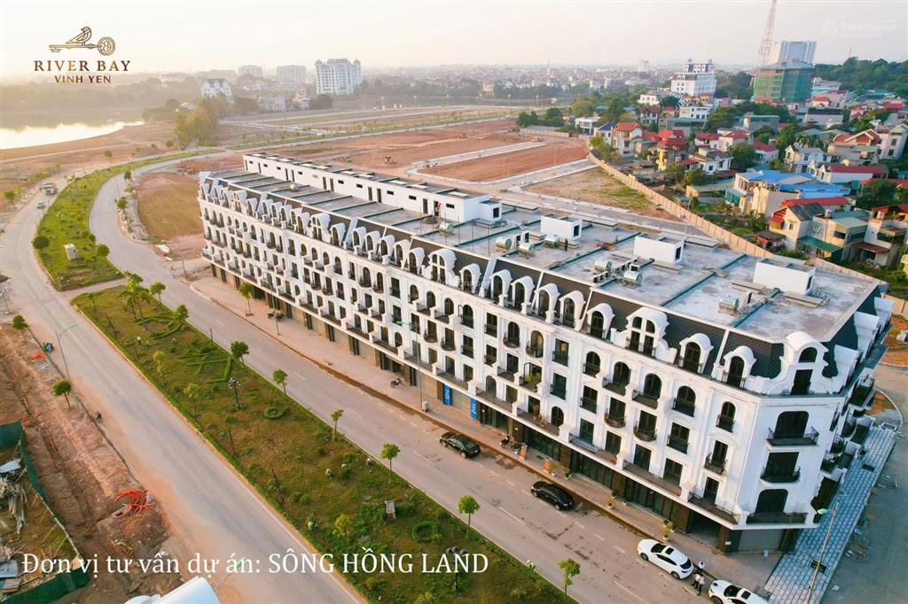 Bán căn shophouse 5 tầng hoàn thiện mặt ngoài kđt bắc đầm vạc vĩnh yên. sổ hồng sẵn sang tên