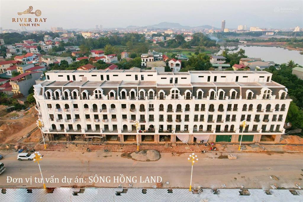 Bán căn shophouse 5 tầng hoàn thiện mặt ngoài kđt bắc đầm vạc vĩnh yên. sổ hồng sẵn sang tên