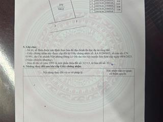 Bán 100m đất thanh trí, full thổ cư, ngõ thông,mặt tiền 8,5m bằng hậu. giá 22 triệu 1m.