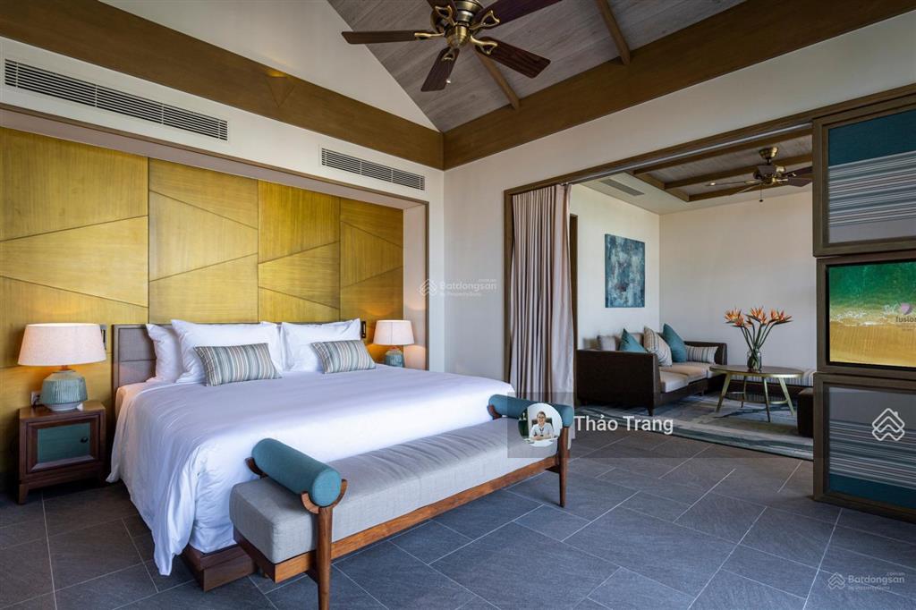 Bán villa biển fusion resort & villas đà nẵng, full nội thất, căn góc 3 phòng ngủ, sỡ hữu lâu dài