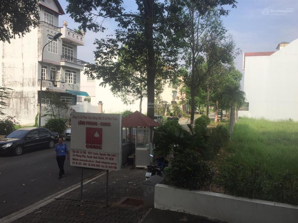 Bán nền biệt thự 264m2 tại 13b conic phong phú, 57 triệu/m2, q. bình chánh, hcm hot