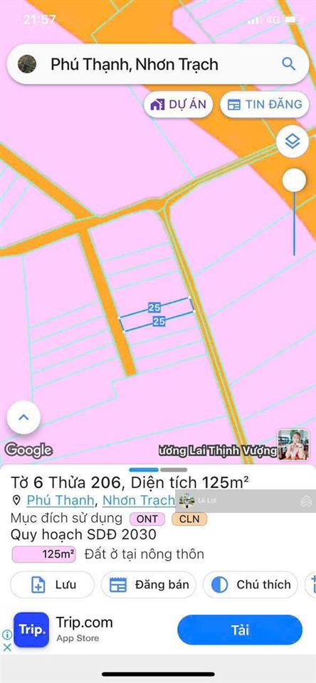 Chủ gửi nền đất phú thạnh 2 mặt đường oto, nằm sau lưng kđt swanpark và đường vđ3 5x25m (125m2)