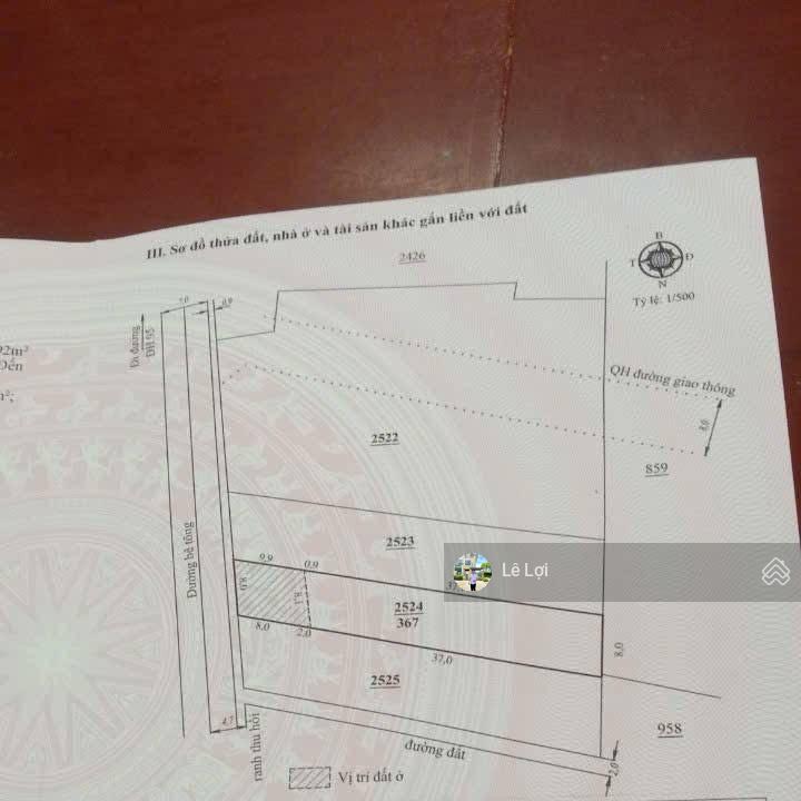 Tôi chính chủ cần bán đất 367m2 giá 800tr, mặt tiền trung tâm xã gia viễn, huyện cát tiên, lâm đồng