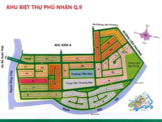 Bán nền biệt thự đơn lập da phú nhuận, bên cạnh global city dt 437m2 giá 63tr/m2.  o772,444,888
