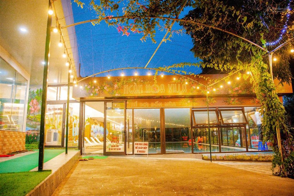 Chính chủ cần bán khu nghỉ dưỡng ngàn hoa, một trong những khu nghỉ dưỡng đông nhất nhì lương sơn