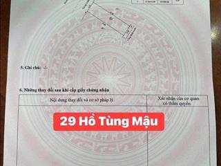Bán lô đất vị trí vip mặt tiền hồ tùng mậu. cách biển ntt 50m đi bộ.