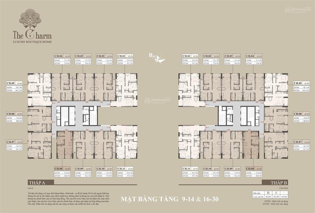 Quỹ căn chuyển nhượng the charm an hưng (căn ngoại giao vào tên trực tiếp) giá tốt, 0917 136 ***