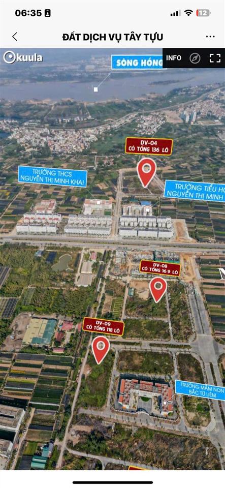 Bán đất tại tây tựu, bắc từ liêm, hà nội, 16x triệu/m2, 80 m2, view đẹp