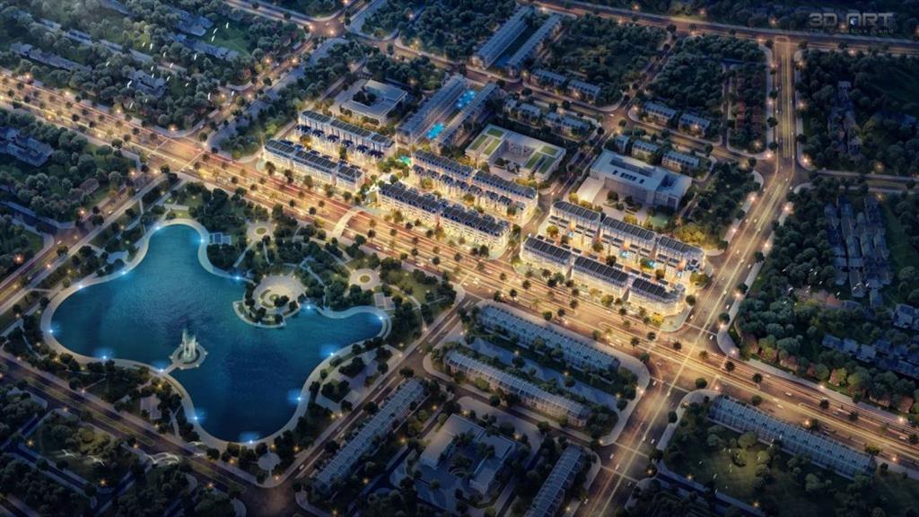 Bán liền kề tại avenue garden, 240 triệu/m2, 169m2, 5pn, 5wc