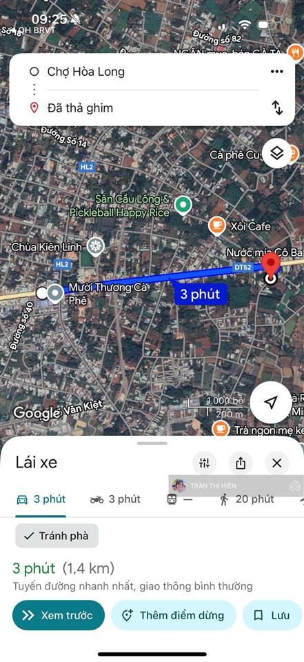 Hoà long  tp bà rịa  cách chợ hoà long chỉ 1.4km.
dt 1000m2  20x50m  200m2 thổ cư