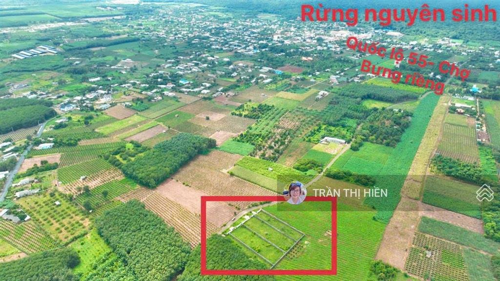 Bán đất bưng riềng hồ tràm 1500m2 21x70m đã xây rào kiên cố quy hoạch đất ở