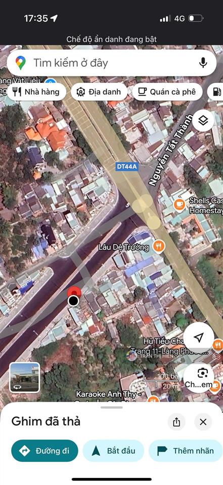 Mặt tiền đường ven biển vũng tàu bình châu 42m  ngay ngã tư đường võ thị sáu  phước hải 9.6x16m