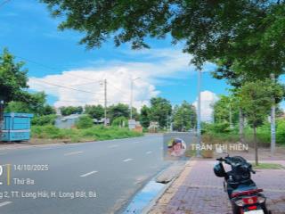 Mặt tiền đường 3/2 trung tâm thị trấn long hải  brvt  dt 148,6m2  5x30m full thổ cư