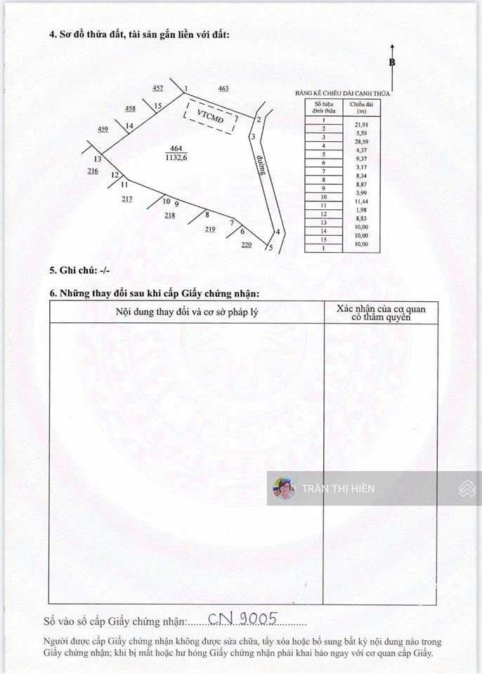 Thị trấn phước hải  brvt đi biển chỉ 3km 1133m2  33m x 55m