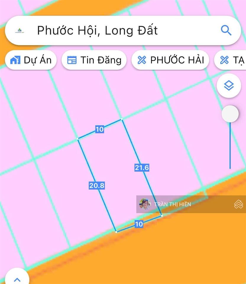Mặt tiền trục chính đường hàng dương  biển lộc an  ngang 10x20m full thổ  đi bãi tắm lộc an 1km