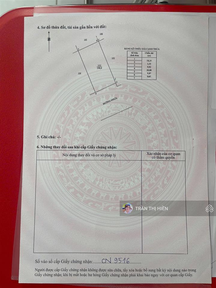 Mặt tiền trục chính đường hàng dương  biển lộc an  ngang 10x20m full thổ  đi bãi tắm lộc an 1km