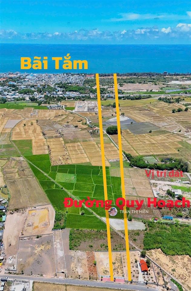 Thị trấn phước hải  cách biển chỉ 2km  ngay khu đồng gió glamping  17m x 46m