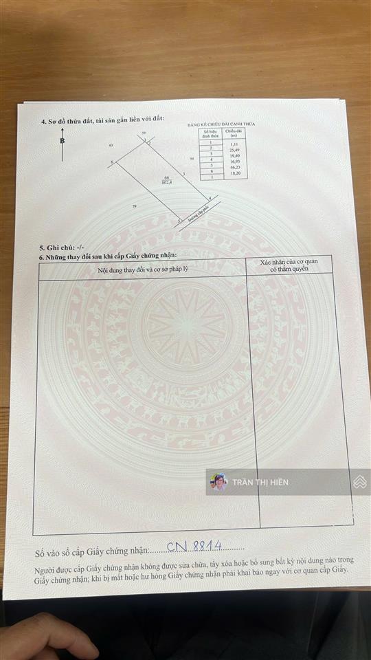 Thị trấn phước hải  cách biển chỉ 2km  ngay khu đồng gió glamping  17m x 46m