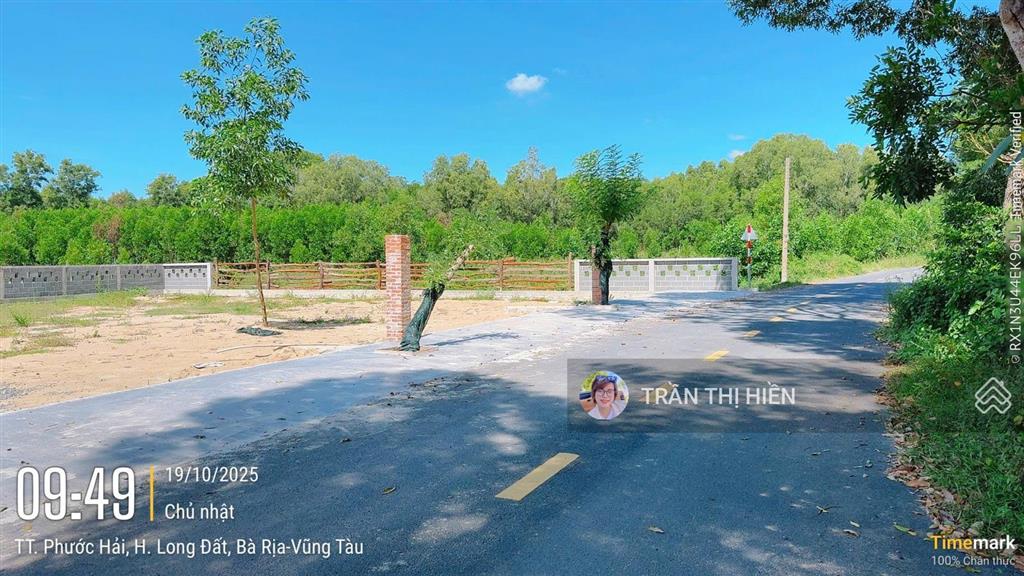 Thị trấn phước hải  view núi minh đạm gần hồ sở bông đi biển phước hải chỉ 5 phút  10x24m
