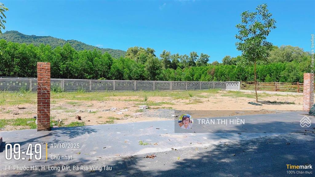 Thị trấn phước hải  view núi minh đạm gần hồ sở bông đi biển phước hải chỉ 5 phút  10x24m