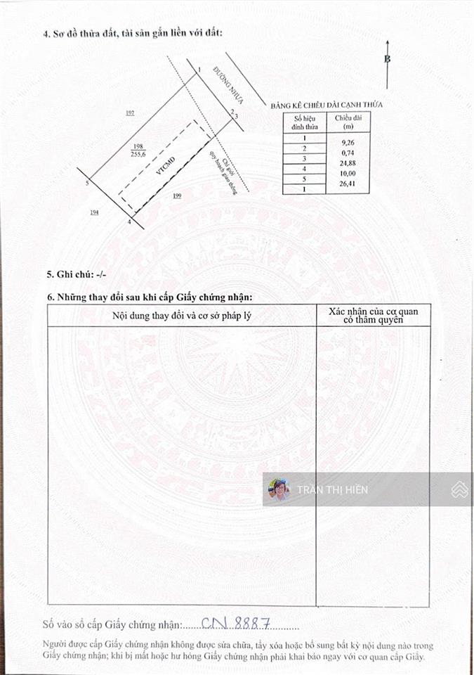 Thị trấn phước hải  view núi minh đạm gần hồ sở bông đi biển phước hải chỉ 5 phút  10x24m