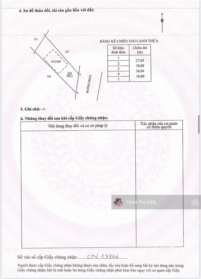 Thị trấn phước hải  tp hcm cách biển phước hải 4km  ngay hồ sở bông  254m2  10x27m