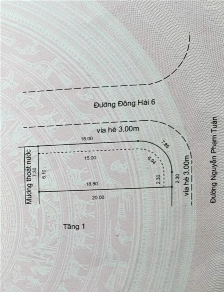 Bán lô đất sát biển tân trà, 2mt đường nguyễn phạm tuân, quận ngũ hành sơn đà nẵng giá 16 tỷ/280m