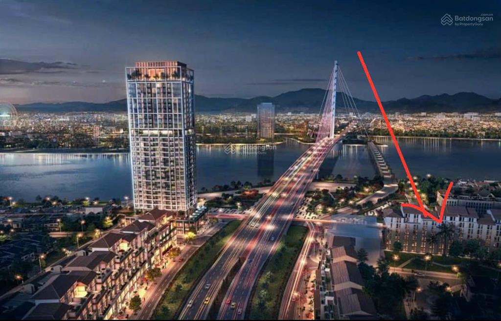 Bán đất đẹp 5x25,2m ngay euro village1 đ7m5 đấu lưng trần hưng đạo ngay cầu trần thị lý. giá 15,5tỷ