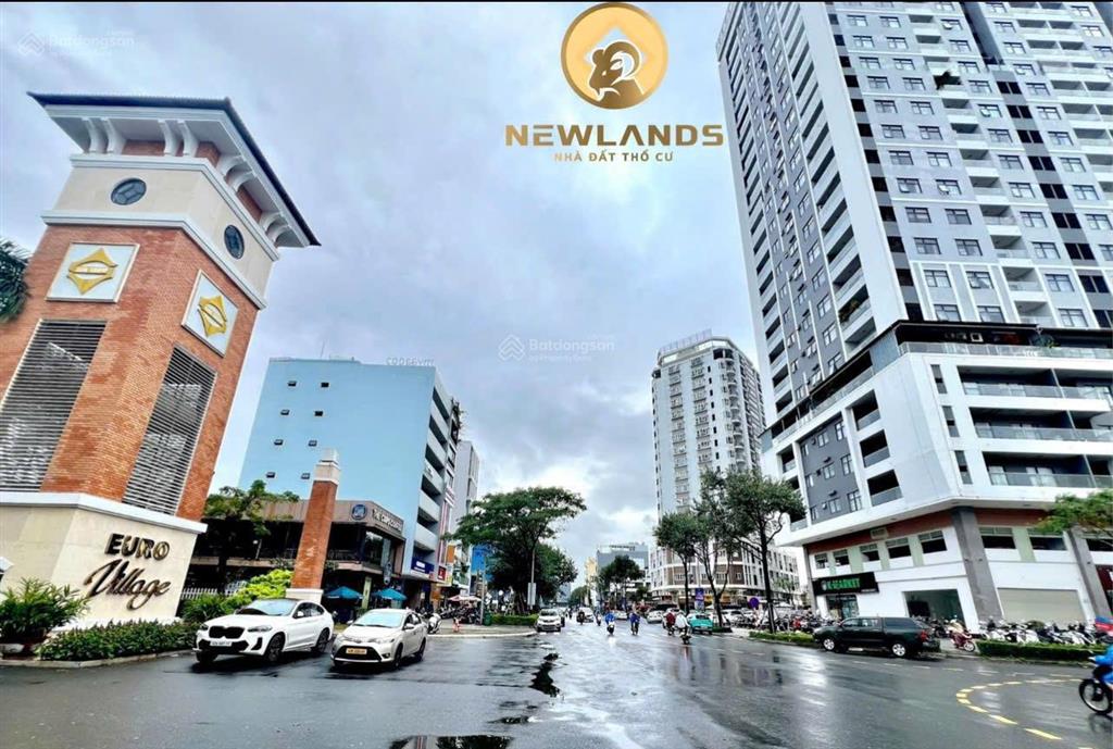 Bán đất đẹp 5x25,2m ngay euro village1 đ7m5 đấu lưng trần hưng đạo ngay cầu trần thị lý. giá 15,5tỷ