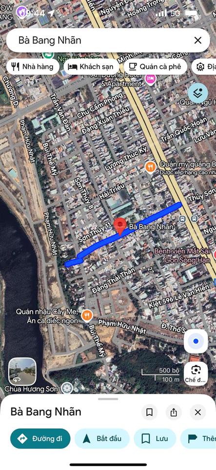 Bán lô đất đẹp 2 mặt tiền đường 7m5 bà bang nhãn, hoà hải, ngũ hành sơn giá rẻ 12 tỷ/194m ngang 8m