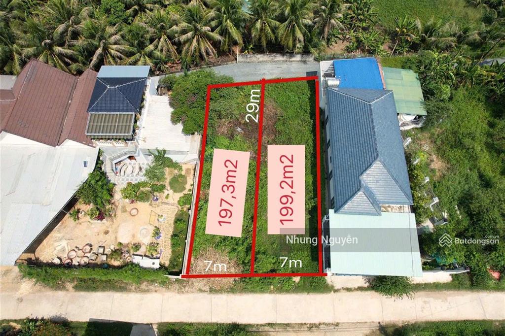 02 lô đất mặt tiền đường liên thôn thạch thành, ninh quang, ninh hòa