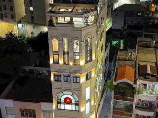 90 tỷ về giá 72 tỷ. tòa nhà văn phòng 2mt lê quang định, phường hạnh thông (8x24m) hầm 7 tầng