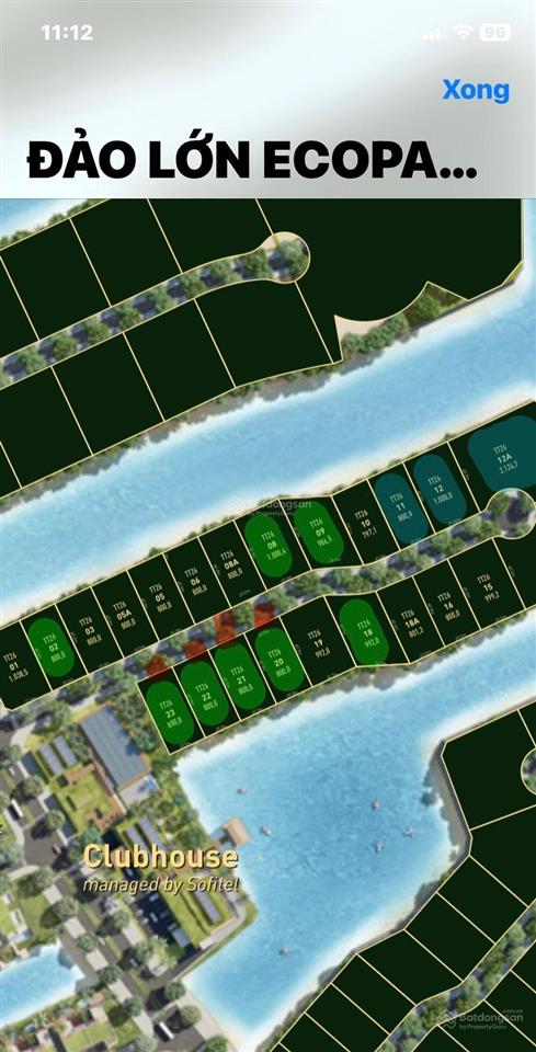Cần bán biệt thự đảo lớn 1000m2 ở ecopark