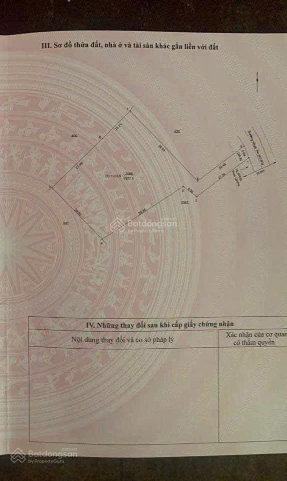 Bán đất phường tân định, bến cát, 1627m2