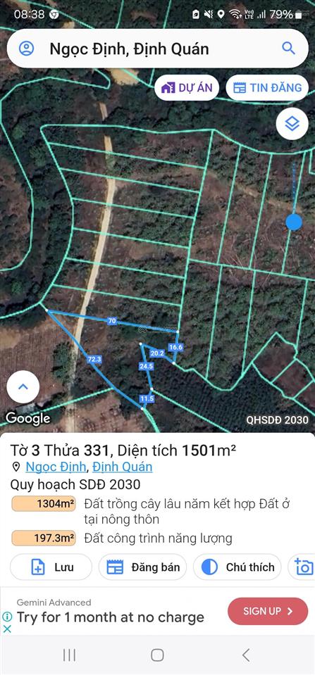 Lô đất diện tích 1000m2, phù hợp làm vườn nghỉ dưỡng, nhà yến