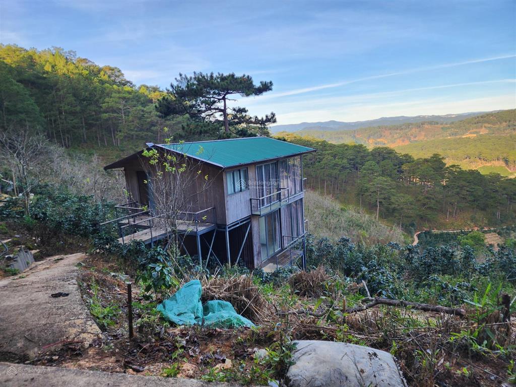 Bán nhà gỗ 100m2 kế rừng thông khu hầm hỏa xa, view thành phố đà lạt, điện tích đất 2000m2