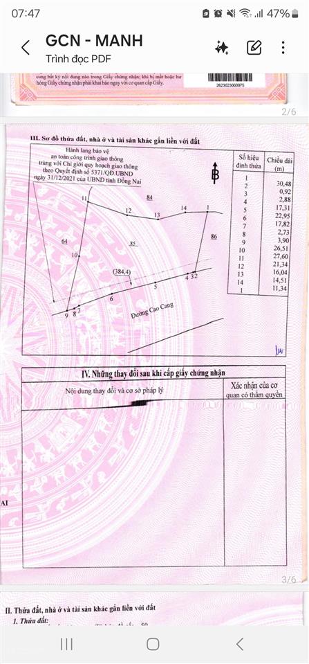 Bán gấp đất mặt tiền đường nhựa cao cang, gần cầu bến thuyền