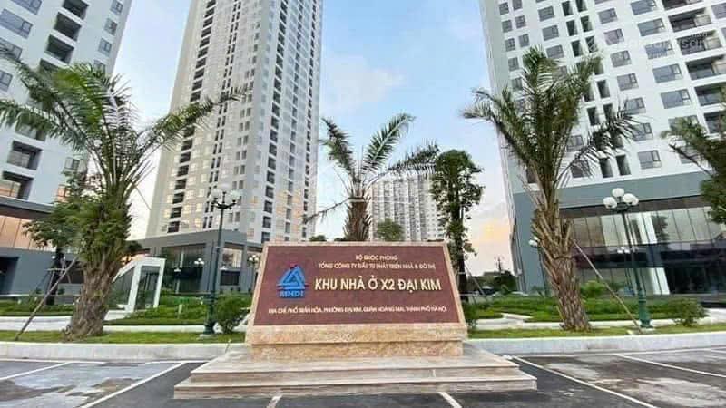 Chính chủ cần bán căn góc 3 phòng ngủ tòa ct2  x2 đại kim, sổ đỏ chính chủ. giá 7.3 tỷ