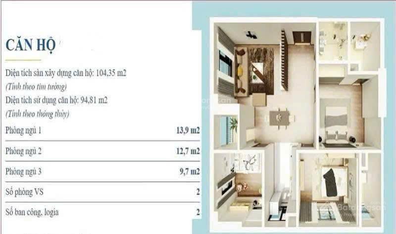 Chính chủ cần bán căn góc 3 phòng ngủ tòa ct2  x2 đại kim, sổ đỏ chính chủ. giá 7.3 tỷ