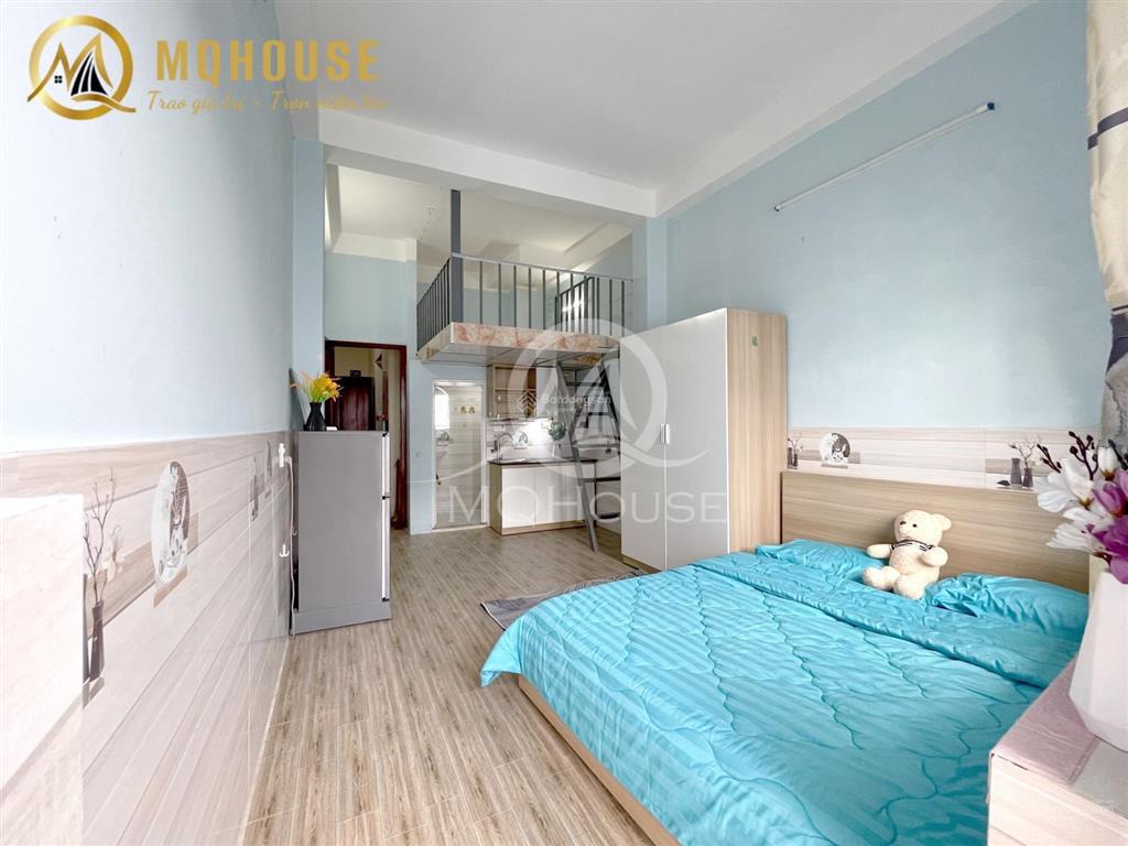 Phòng ban công mới xây phan an gần ngã tư bốn xã full nội thất