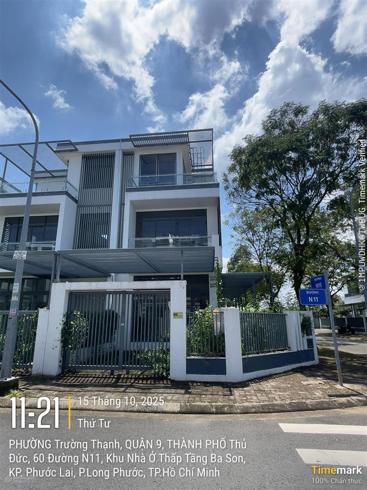 Căn góc biệt thự đẹp tại khu đô thị mới đông tăng long, 13,8tỷ, 155.5m2, view đẹp, hot!