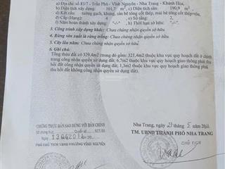 Bán nhà hẻm trần phú, p. vĩnh nguyên. cách đường chính trần phú 50m cách bờ kè biển 50m