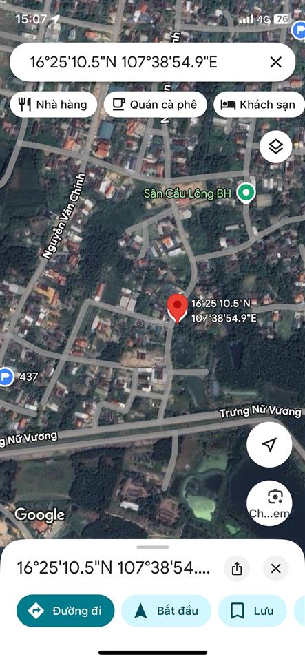 Đất mặt tiền vương thừa vũ, thuỷ phương, tp huế.