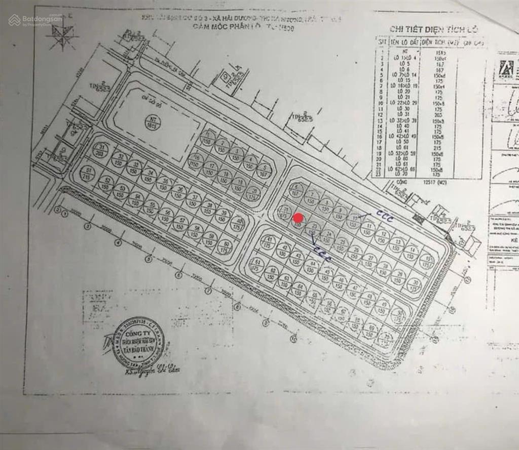 Lô góc kqh hải dương. cách biển, cầu vượt biển thuận an 800m