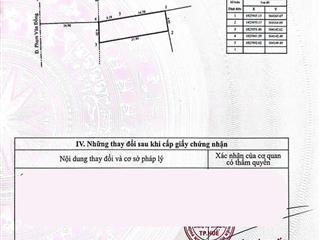 Mặt tiền phạm văn đồng, phường mỹ thượng. gần ngã tư diệu quang