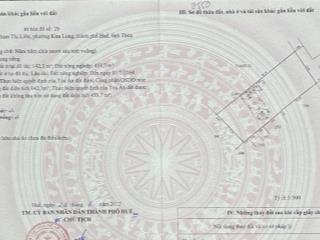 596m2 kiệt thông phạm thị liên, kim long  tp huế. 400 thổ cư